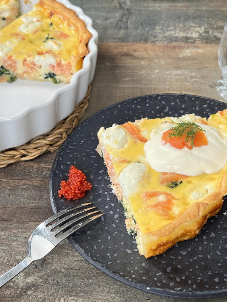 Quiche au saumon PLAT PRINCIPAL