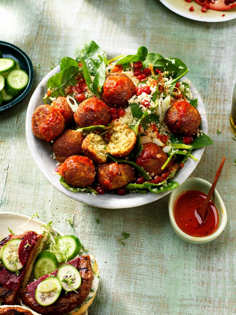 Quinoa Salad with Falafel