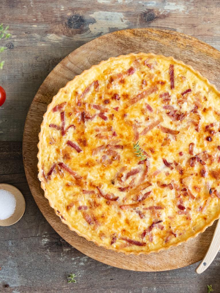 Quiche aux poireaux et au bacon PLAT PRINCIPAL