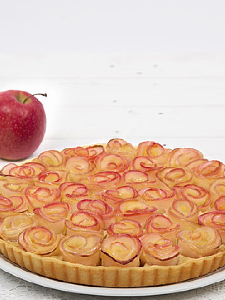 Apfelrosen-Wähe