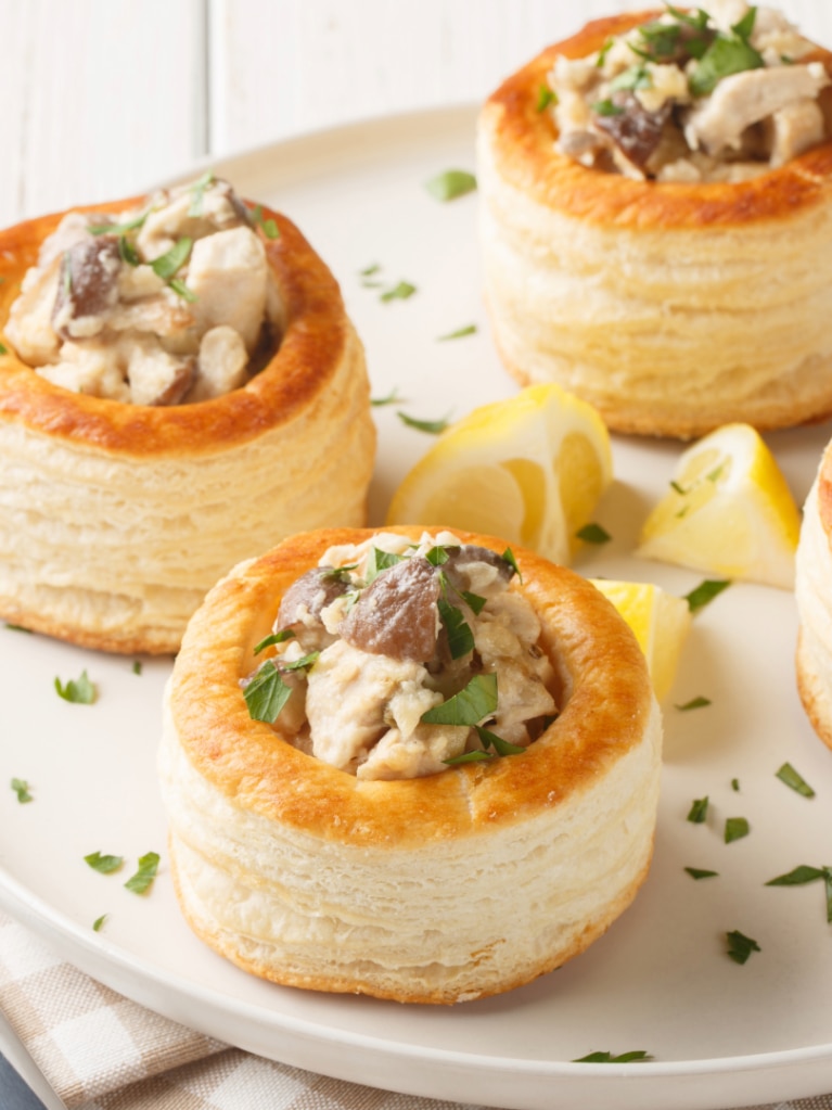 Vol au vent poulet et champignon