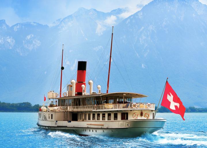 Bateau lac suisse