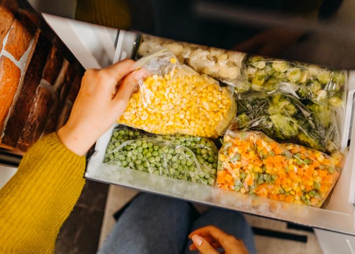 Tiefgefrorenes Gemüse