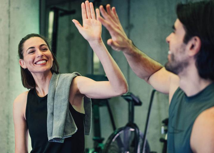 Un couple de sportif